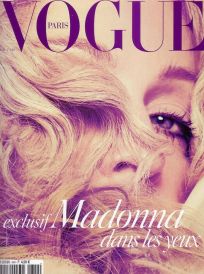 Photographed by Ellen von Unwerth, Madonna on the cover of Vogue Paris